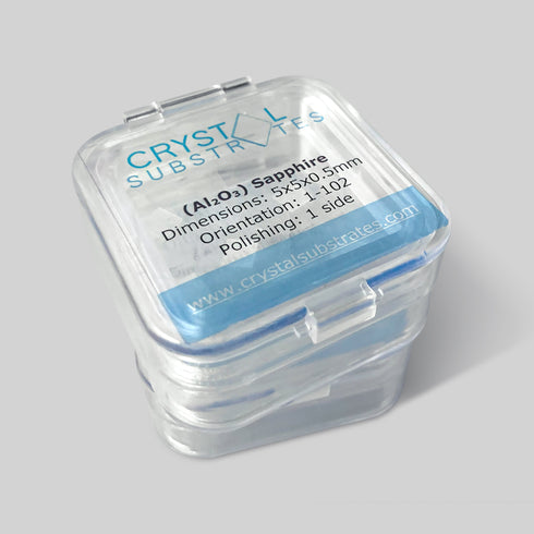Sapphire (Al2O3) Crystal Substrates (5pack)
