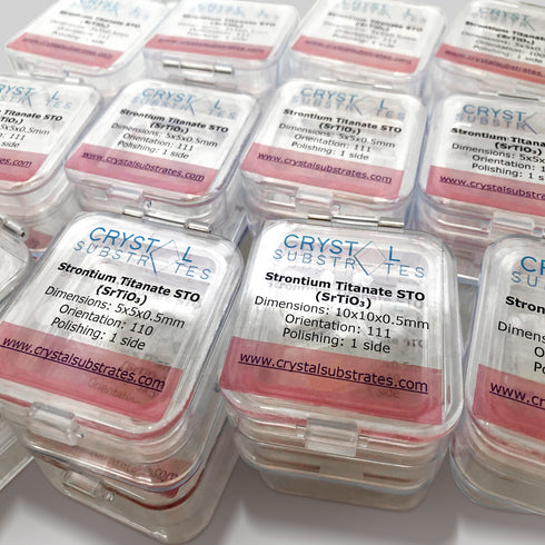 Strontium Titanate SrTiO3 (STO) Crystal Substrates (5pack)