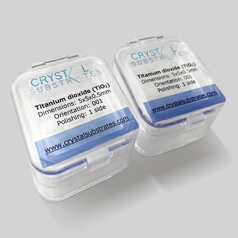 Titanium dioxide Rutile (TiO2) Single Crystal Substrates (5pack)