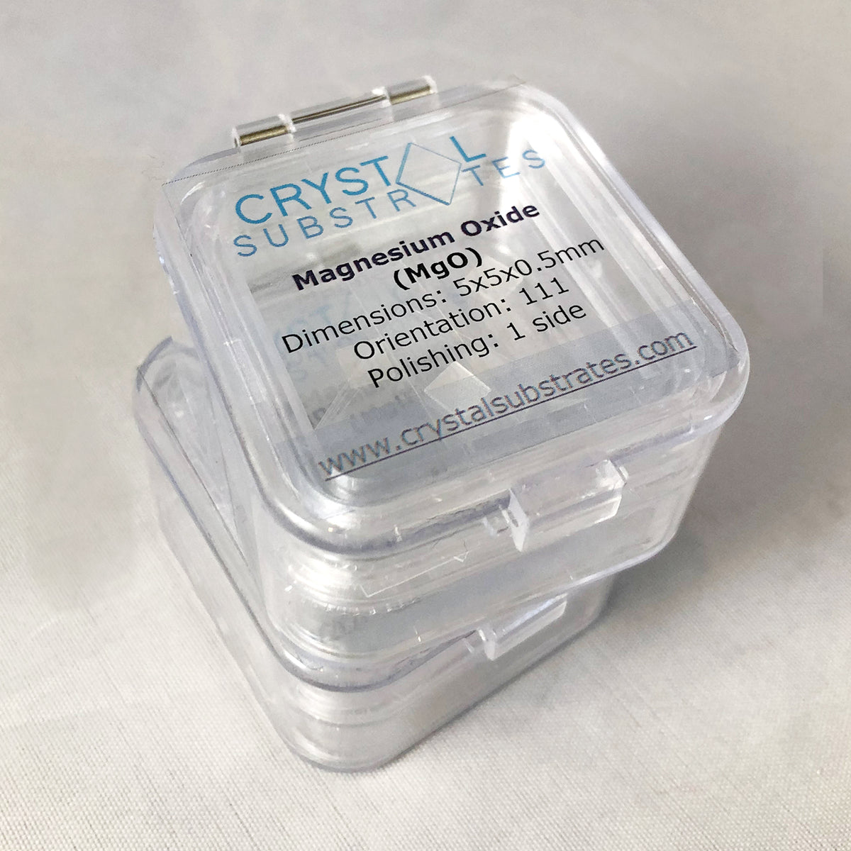 Magnesium Oxide (MgO) Crystal Substrates (5pack) – crystalsubstrates